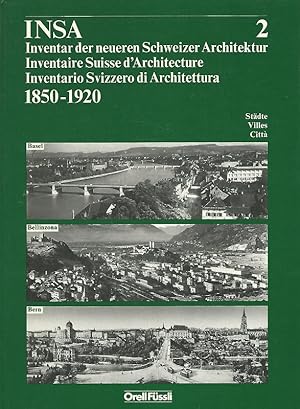 Bild des Verkufers fr Inventar der neueren Schweizer Architektur; Teil: 2., Basel, Bellinzona, Bern. zum Verkauf von Lewitz Antiquariat