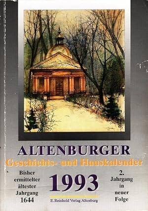 Seller image for Altenburger Geschichts- und Hauskalender 1993 for sale by Versandantiquariat Nussbaum