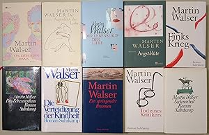 Bild des Verkufers fr 10 Bnde Martin Walser Ein liebender Mann; Angstblte; Der Lebenslauf der Liebe; Der Augenblick der Liebe; Finks Krieg; Das Schwanenhaus; Tod eines Kritikers; Ein springender Brunnen; Die Verteidigung der Kindheit zum Verkauf von Leipziger Antiquariat