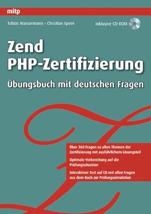 Imagen del vendedor de Zend PHP-Zertifizierung: bungsbuch mit deutschen Fragen a la venta por Studibuch