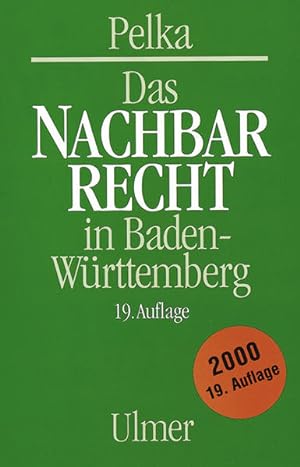 Bild des Verkufers fr Das Nachbarrecht in Baden-Wrttemberg zum Verkauf von Studibuch