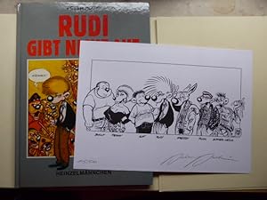 Rudi gibt nicht auf. Auf 500 Exemplare limitierte Hardcover-Ausgabe mit beiliegendem, handsignier...