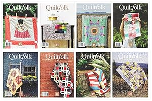 8 Quiltfolk Magazine Issues 13, 14, 15, 16, 17, 18, 19, 20