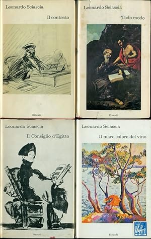 Bild des Verkufers fr Il contesto - Todo modo - Il Consiglio d'Egitto - Il mare colore del vino zum Verkauf von Studio Bibliografico Marini