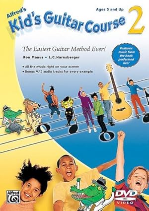 Bild des Verkufers fr Alfred's Kid's Guitar Course 2 : The Easiest Guitar Method Ever!, DVD zum Verkauf von AHA-BUCH GmbH
