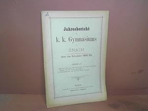 Bild des Verkufers fr Martinus Bohemus. Zur Geschichte des lteren deutschen Dramas (21 S.). (= Beitrag im Jahresbericht der k.k.Gymnasiums in Znaim). zum Verkauf von Antiquariat Deinbacher