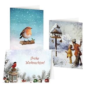 Bild des Verkufers fr 3er-Set Grukarten Wintervgel zum Verkauf von AHA-BUCH GmbH