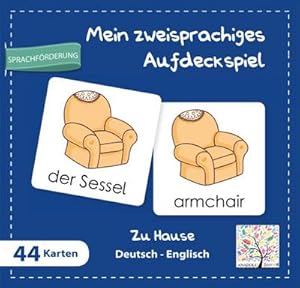 Bild des Verkufers fr Mein Zweisprachiges Aufdeckspiel, Zu Hause Deutsch-Englisch (Kinderspiel) zum Verkauf von AHA-BUCH GmbH