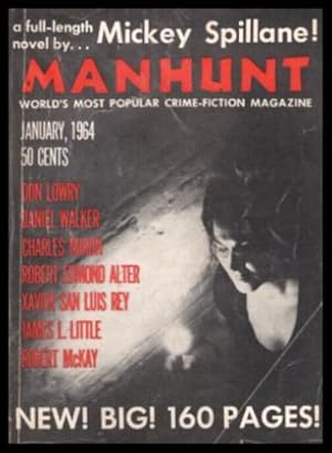 Immagine del venditore per MANHUNT - Volume 12, number 1 - January 1964 venduto da W. Fraser Sandercombe