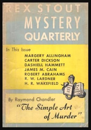 Seller image for REX STOUT MYSTERY QUARTERLY - Issue 2, May 1946 for sale by W. Fraser Sandercombe