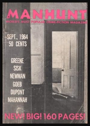 Immagine del venditore per MANHUNT - Volume 12, number 5 - September 1964 venduto da W. Fraser Sandercombe
