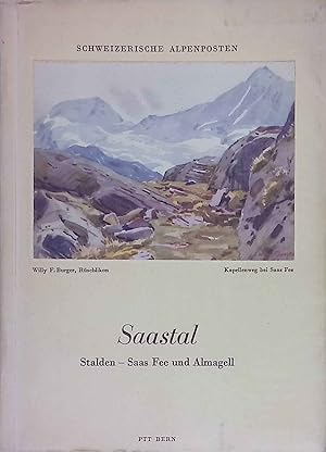 Imagen del vendedor de Saastal : Stalden - Saas Fee und Almagell. a la venta por books4less (Versandantiquariat Petra Gros GmbH & Co. KG)