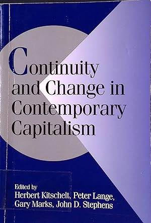Seller image for Continuity Change Contem Capitalism Cambridge Studies in Comparative Politics for sale by books4less (Versandantiquariat Petra Gros GmbH & Co. KG)