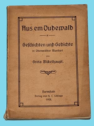 Imagen del vendedor de Aus en Oudewald - Geschichten und Gedichte in Odenwlder Mundart a la venta por Rmpelstbchen