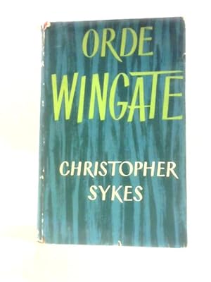 Imagen del vendedor de Orde Wingate a la venta por World of Rare Books
