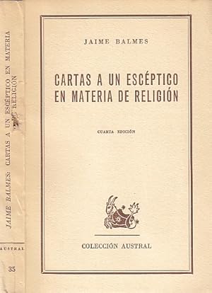 Seller image for CARTAS A UN ESCPTICO EN MATERIA DE RELIGIN for sale by Librera Vobiscum