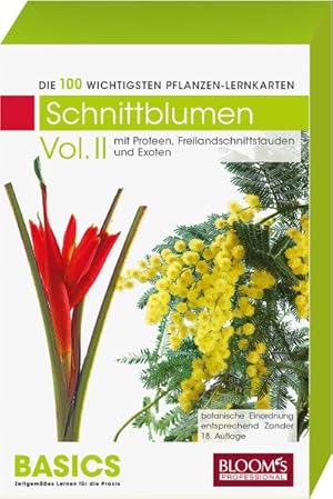 Seller image for Schnittblumen Vol. II. Vol.2 : Die 100 wichtigsten Pflanzen-Lernkarten. berarbeitet nach Zander 18. Auflage for sale by AHA-BUCH GmbH