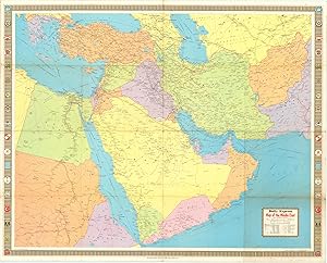Seller image for Daily Express Map of the Middle East. for sale by Antiquariat INLIBRIS Gilhofer Nfg. GmbH