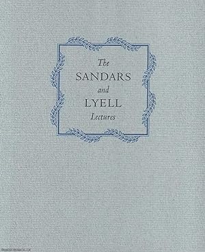 The Sanders and Lyell Lectures. A Checklist with an Introduction by David McKitterick. Limited Ed...