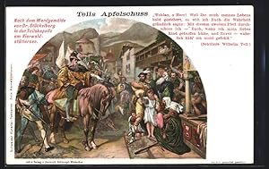 Ansichtskarte Wilhelm Tell`s Apfelschuss