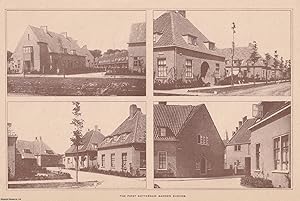 1922 : The First Rotterdam Garden Suburb, Vreewijk, Rotterdam, Netherlands. Original pages from T...