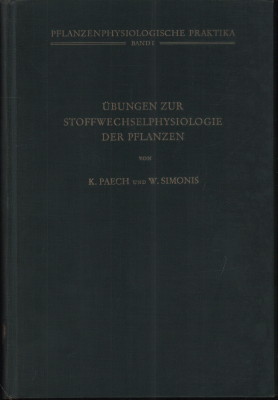 Imagen del vendedor de bungen zur Stoffwechselphysiologie der Pflanzen. a la venta por Antiquariat Jenischek