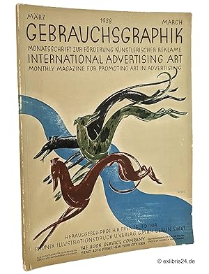 Imagen del vendedor de Gebrauchsgraphik, 5. Jahrgang - Heft No. 3 / Mrz 1928 a la venta por exlibris24 Versandantiquariat