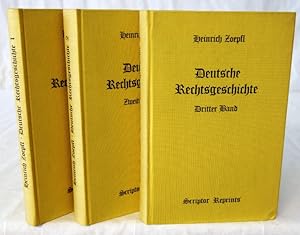 Bild des Verkufers fr Deutsche Rechtsgeschichte. zum Verkauf von Antiquariat + Verlag Klaus Breinlich