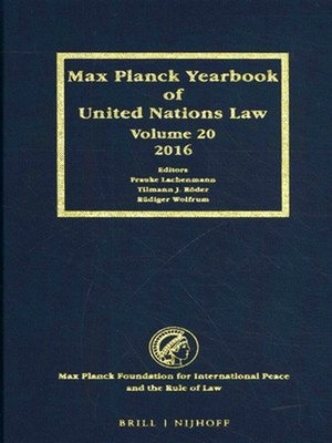 Seller image for Max Planck Yearbook of United Nations Law for sale by Collectors' Bookstore