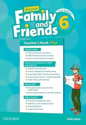 Imagen del vendedor de American Family and Friends: Level Six: Teacher's Book Plus: Supporting all teachers, developing every child a la venta por WeBuyBooks