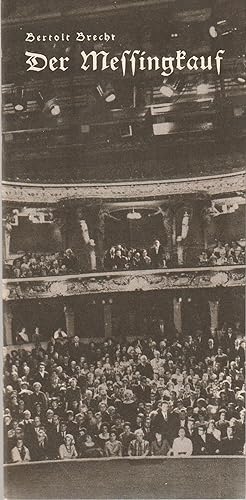 Bild des Verkufers fr Programmheft Bertolt Brecht DER MESSINGKAUF zum Verkauf von Programmhefte24 Schauspiel und Musiktheater der letzten 150 Jahre