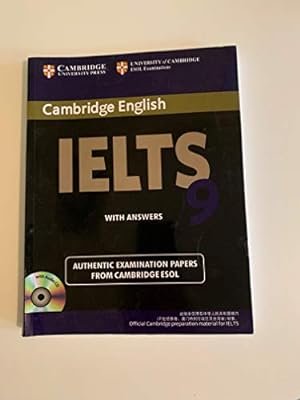 Seller image for Cambridge Ielts 9 Self-Study Pack (Student's Book with Answers and Audio CDs (2)) China Reprint Edition: Authentic Examination Papers from Cambridge ESOL (IELTS Practice Tests) for sale by WeBuyBooks
