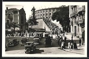 Postal San Sebastian, Subida a la Plaza de Toros, Entrée aux Arènes