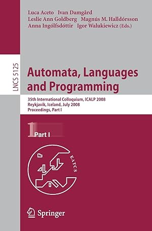 Bild des Verkufers fr Automata, Languages and Programming zum Verkauf von moluna