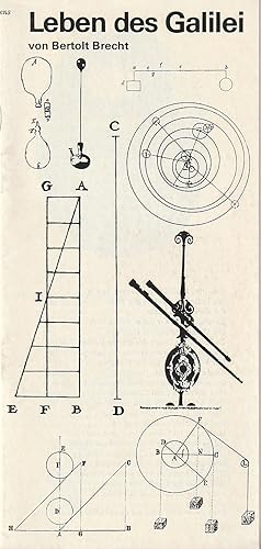 Imagen del vendedor de Programmheft Bertolt Brecht LEBEN DES GALILEI a la venta por Programmhefte24 Schauspiel und Musiktheater der letzten 150 Jahre