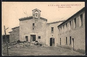 Postal Montseny Pintoresch, Entrada á l`ermita