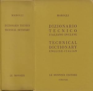 Imagen del vendedor de Dizionario Tecnico Inglese-Italiano Italiano-Inglese / Technical Dictionary English-Italian Italian-English a la venta por Biblioteca di Babele