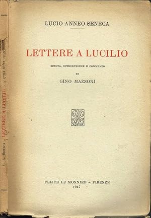 Immagine del venditore per Lettere a Lucilio venduto da Biblioteca di Babele