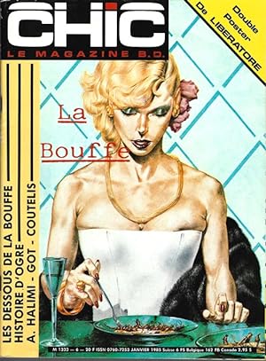 Image du vendeur pour Revue Chic, n 6 : La Bouffe. Complet du double poster de Tanino Liberatore. mis en vente par Librairie Victor Sevilla