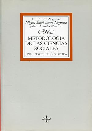 Seller image for Metodologa de las Ciencias Sociales. Una introduccin crtica for sale by Rincn de Lectura