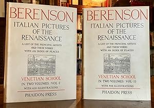 ITALIAN PICTURES OF THE RENAISSANCE : A LIST OF PRINCIPLE ARTISTS & THEIR WORKS WITH AN INDEX OF ...