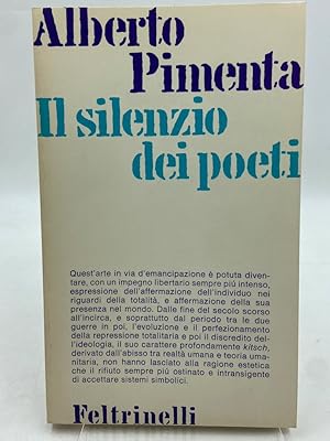 Bild des Verkufers fr Il silenzio dei poeti. zum Verkauf von Libreria antiquaria Dedalo M. Bosio