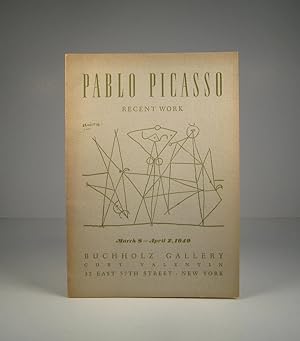 Imagen del vendedor de Pablo Picasso. Recent Work. March 8 - April 2, 1949 a la venta por Guy de Grosbois