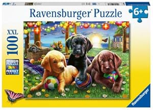 Bild des Verkufers fr Ravensburger Kinderpuzzle - 12886 Hunde Picknick - Tier-Puzzle fr Kinder ab 6 Jahren, mit 100 Teilen im XXL-Format zum Verkauf von AHA-BUCH GmbH