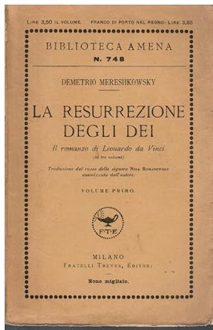 Seller image for La resurrezione degli dei Volume Primo for sale by Books di Andrea Mancini