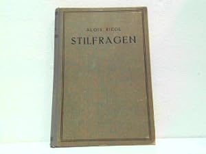 Seller image for Stilfragen - Grundlegungen zu einer Geschichte der Ornamentik. for sale by Antiquariat Kirchheim