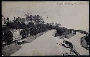 Felixstowe Hamilton Gardens Vintage Postcard