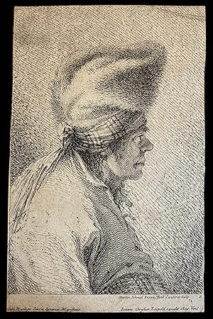 Image du vendeur pour Man in tall fur cap mis en vente par Harrison-Hiett Rare Books