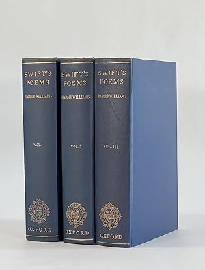 Seller image for THE POEMS OF JONATHAN SWIFT (3 Volumes) for sale by Michael Pyron, Bookseller, ABAA