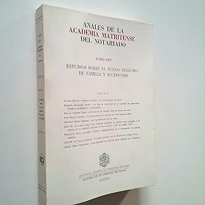 Imagen del vendedor de Anales de la Academia Matritense del Notariado. Tomo XXV a la venta por MAUTALOS LIBRERA